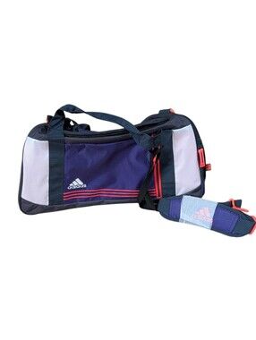 Adidas, Squad Duffle, Purple Black And Pink Gym Bag. NWT